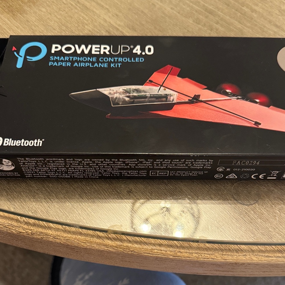 PowerUp 4.0 Smartphone Controlled Paper Airplane Kit